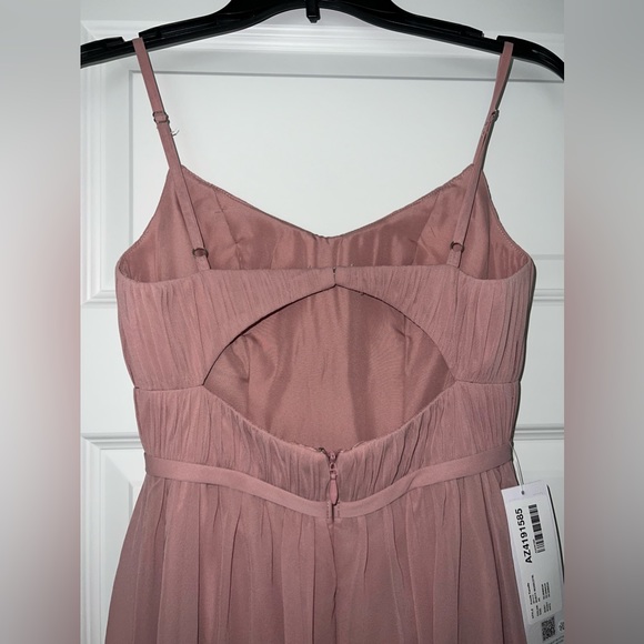 NWT Azazie Yanelie Dusty Rose size 0 - Picture 9 of 12
